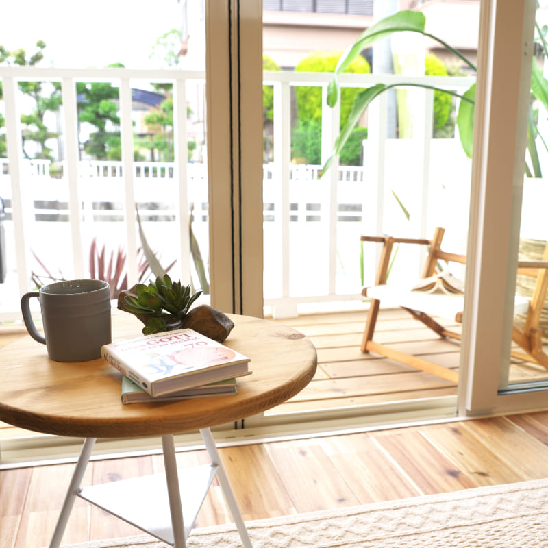 新築のリビング