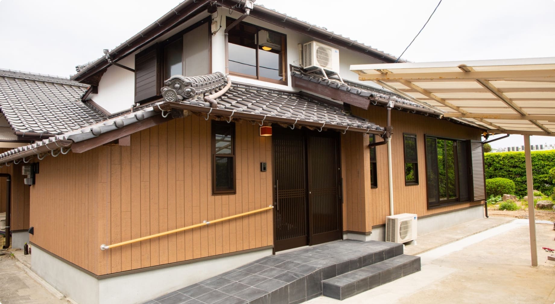 ゆとりあるセカンドライフを送る家の外観